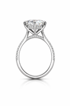 Lab Diamond Round Cut 6 Prong