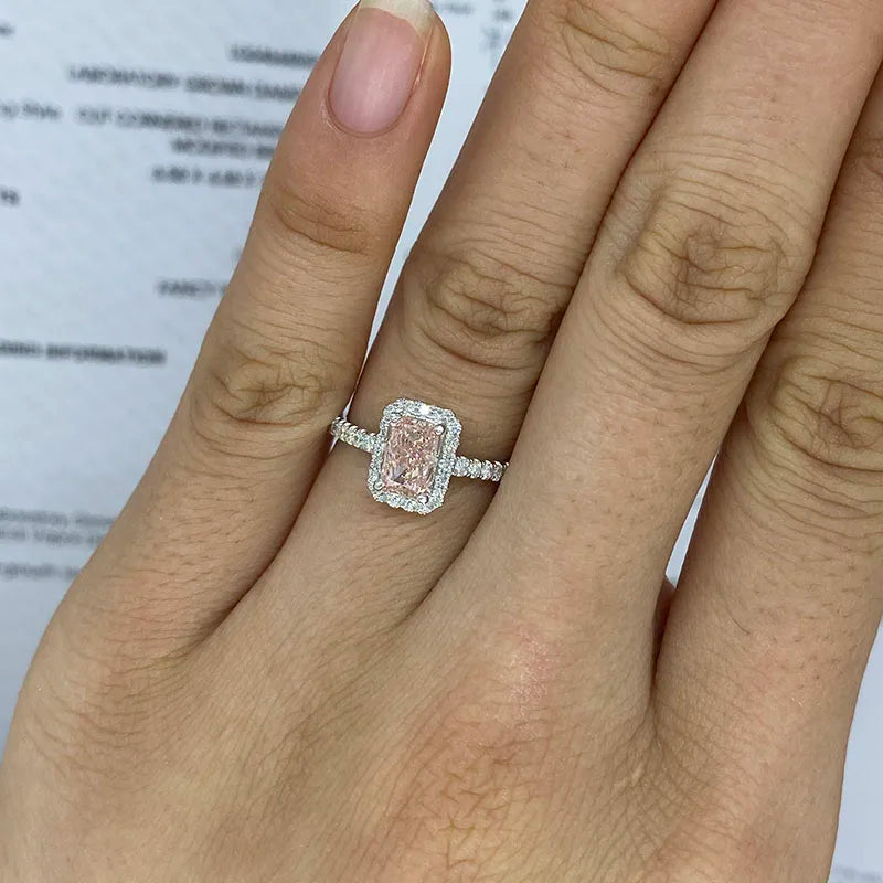 Lumière Cobalt Cosmique Ring