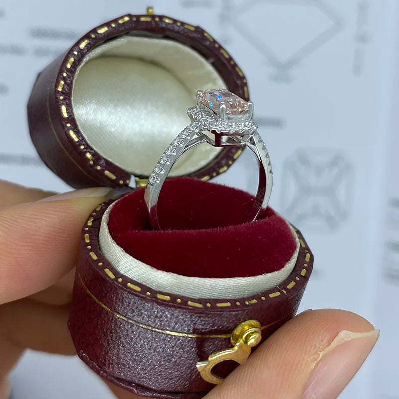 Lumière Cobalt Cosmique Ring