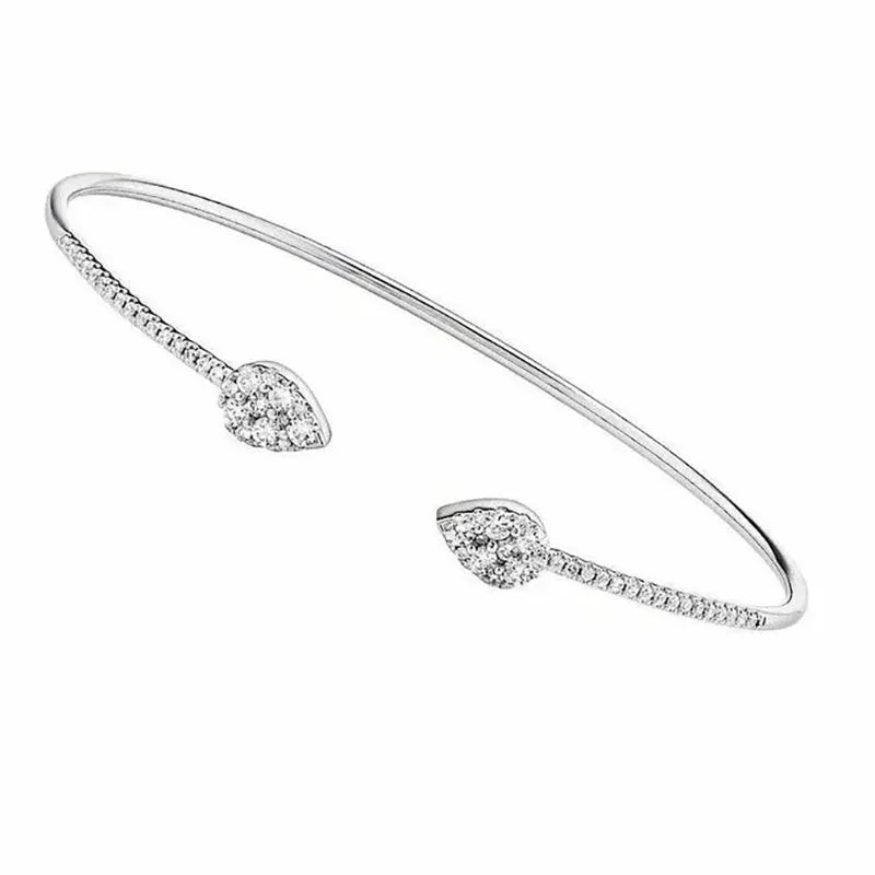 Diamond cuff bracelet design