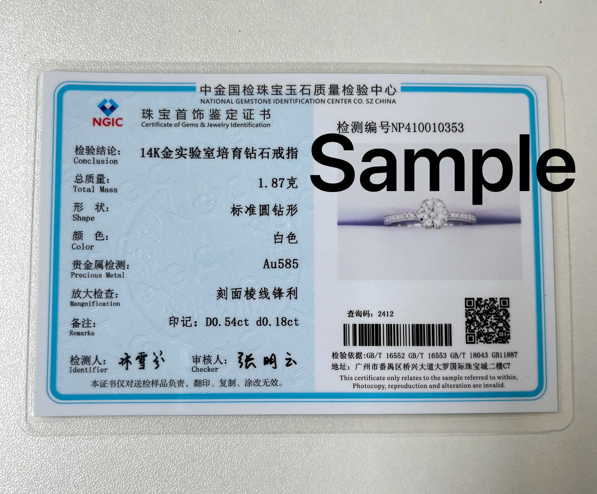 Delicate round diamond circle necklace